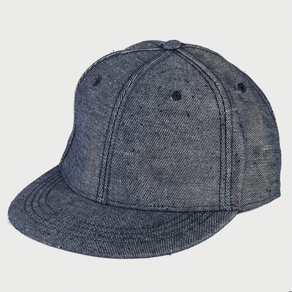 YELLOW 108 PERFECTO BALL CAP REVERSE DENIM